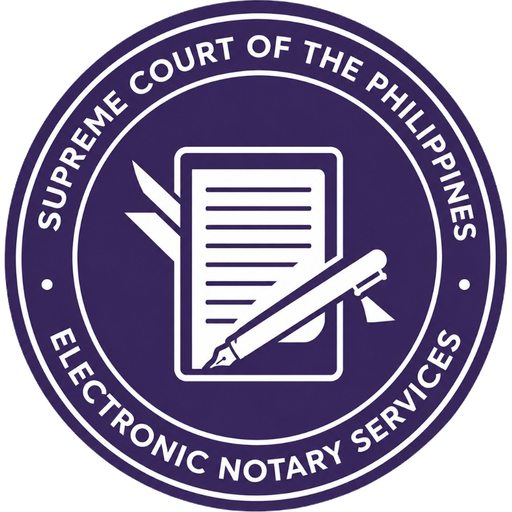 Supreme Court Electronic Notary Services seal
